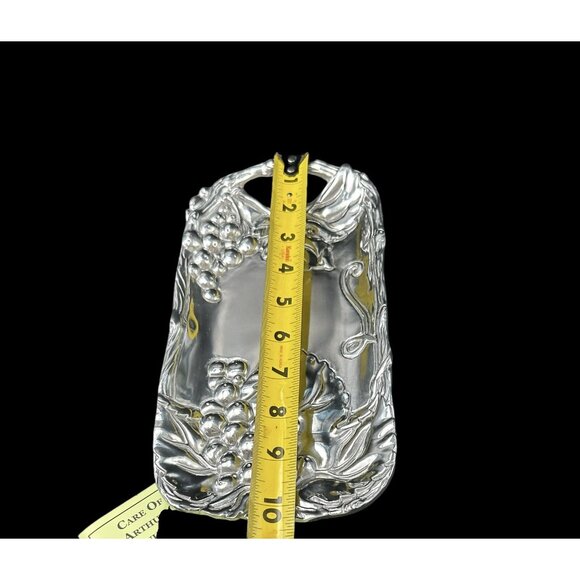 New in Box Arthur Court 2005 Grape 10" x 5" Small Olive Cheese Appetizer Tray - Picture 9 of 10